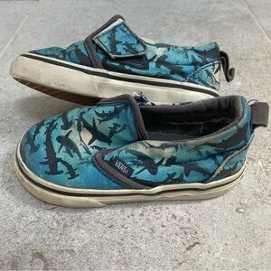 Vans toddler shark canvas slip ons (FREE with purchase, see details)